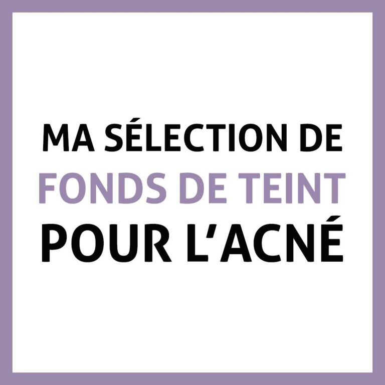 Sélection de fonds de teint